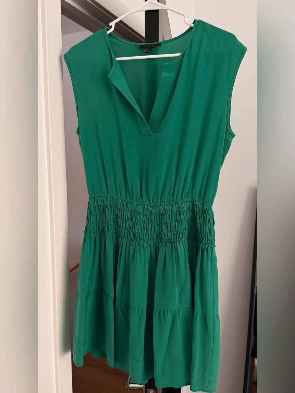 Jcrew Women’s emerald Green Sleeveless Dress size 2